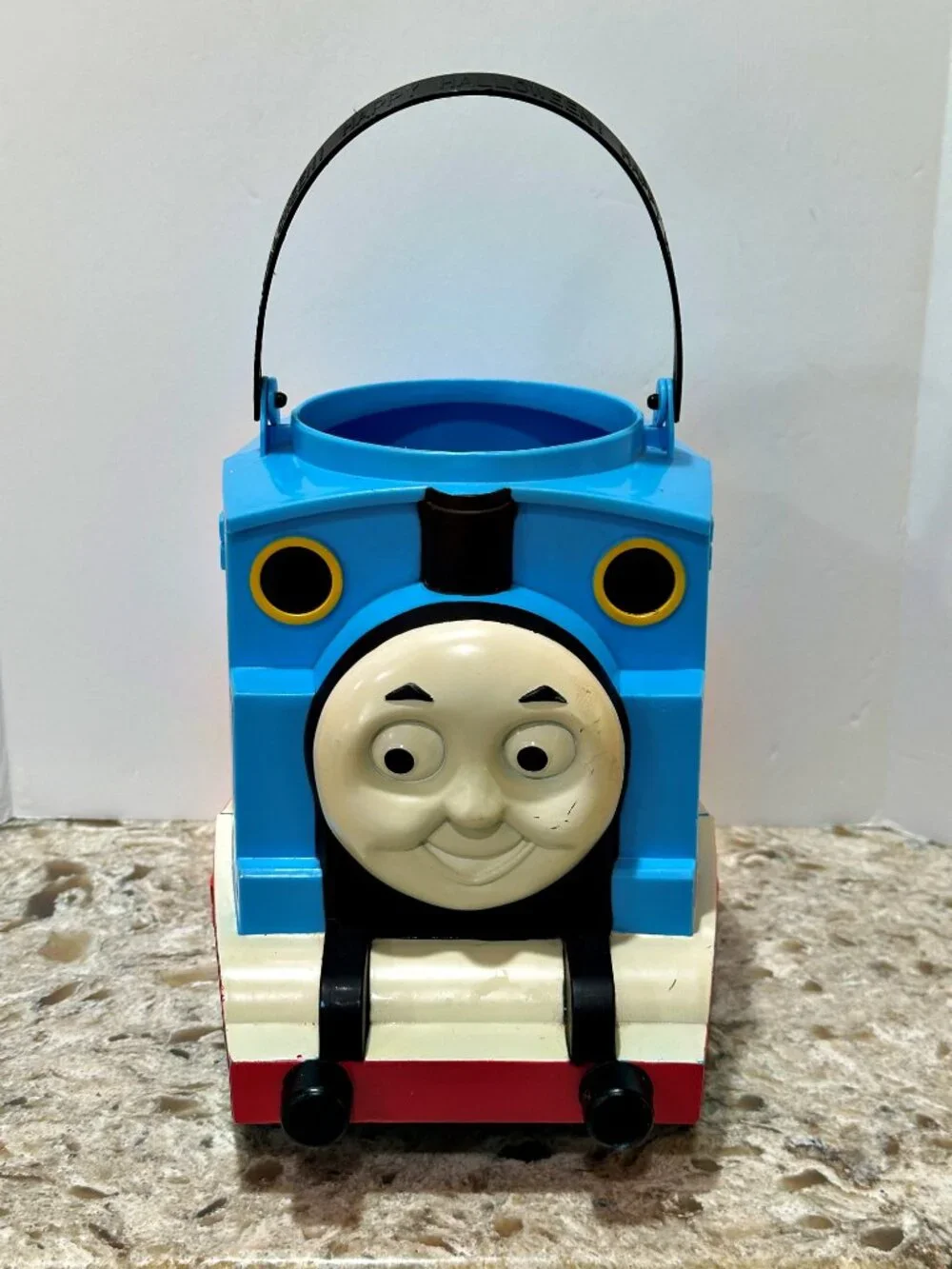 Vintage Thomas and Friends Train Folding HALLOWEEN Candy Bucket Pail 2006